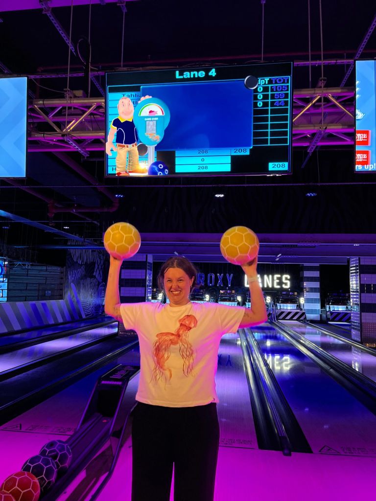 Powered by good vibes and questionable bowling skills.