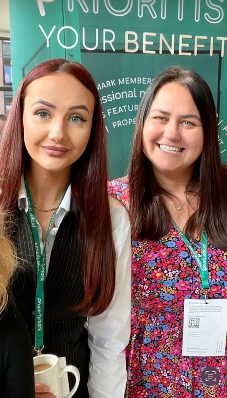 Smiles all round from Beata and Rebecca - a snapshot of good times at 1Let! 📸