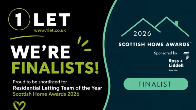 We’re finalists! 1Let has been shortlisted for Residential Letting Team of the Year at the Scottish Home Awards 2026. Here’s why.