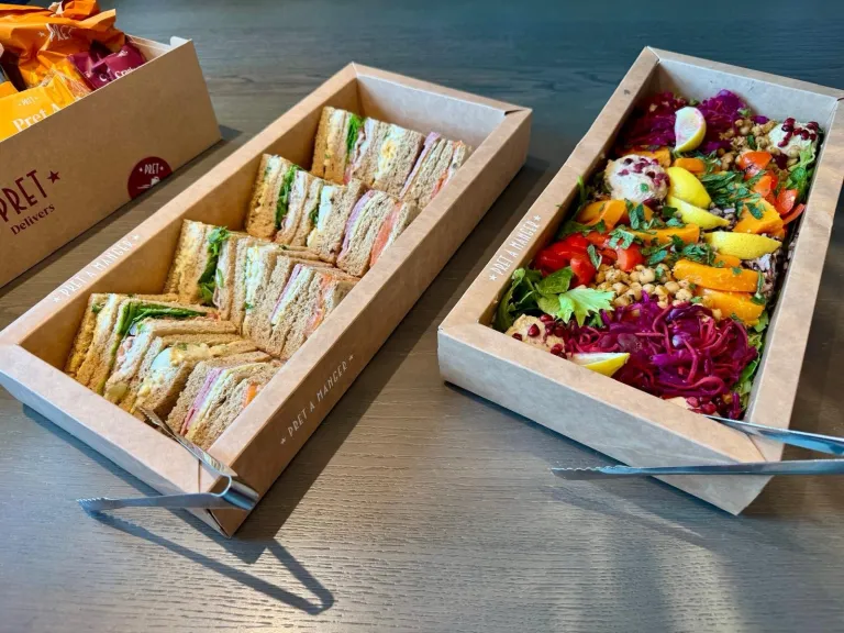 Better believe there weren't many sandwiches left by the end of our break!